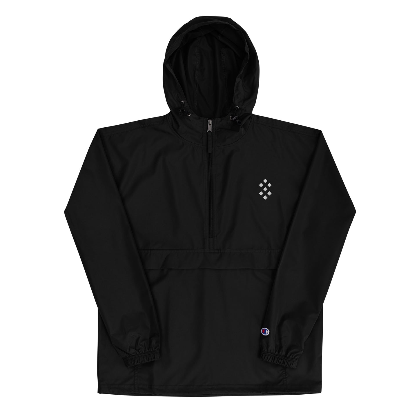 Salt Logo Half-zip Windbreaker - Black