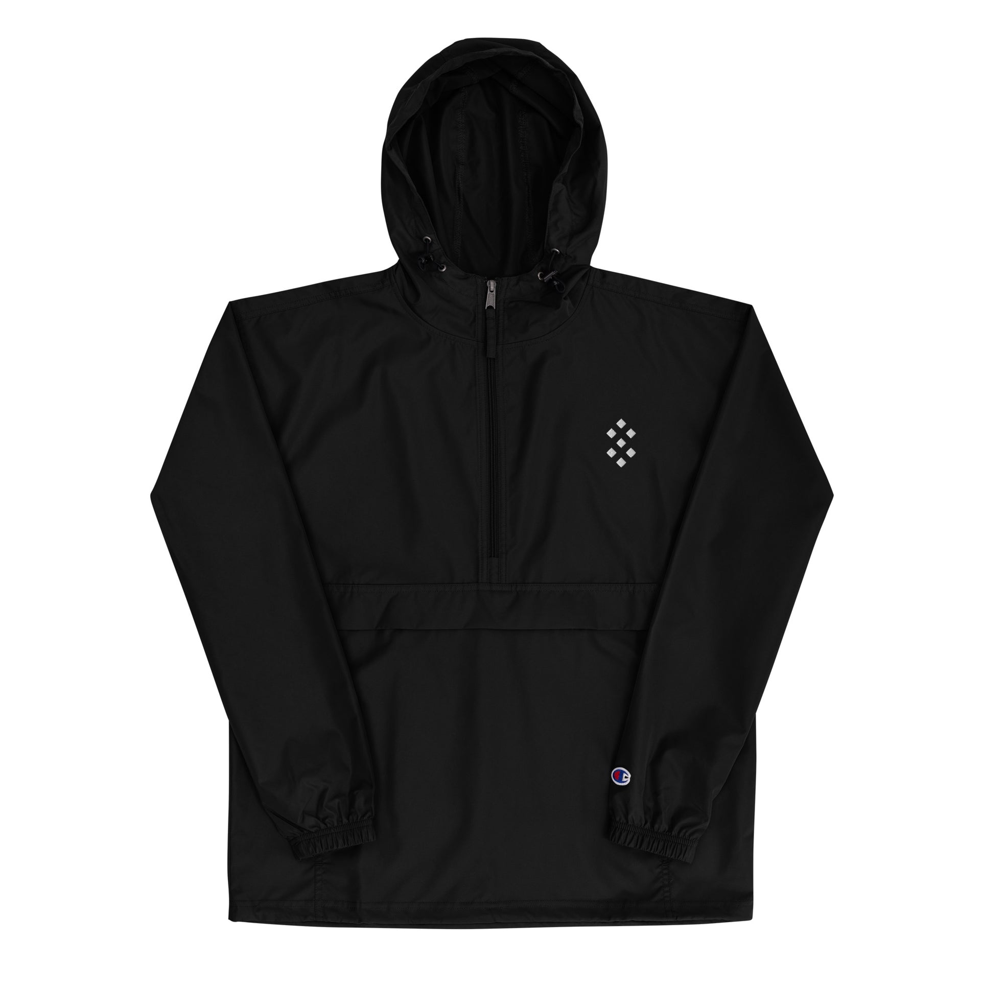 Logo Half zip Windbreaker